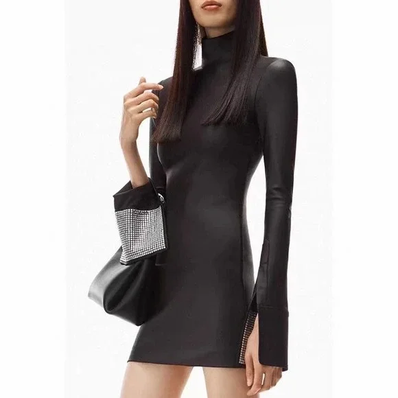 zeynep arcay leather dress CutOut Leather Mini Dress 8